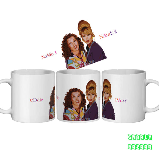 Ab Fab Absolutely Fabulous Personalised Best Friends Drinking  Funny Mug Gift