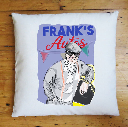 Frank Butcher Eastenders Cushion Cover Kitsch Funny Gift