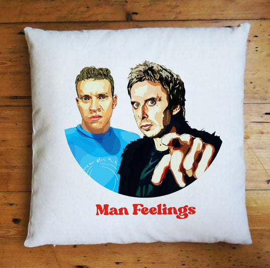 Peep Show Super Hans Jez Superhans Band Name Funny Quote Cushion Cover Gift Christmas Stocking Filler