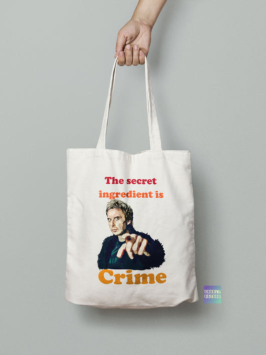 Superhans Peep Show Crime Funny Quote Super Hans Eco Tote Bag Christmas Stocking Filler Gift