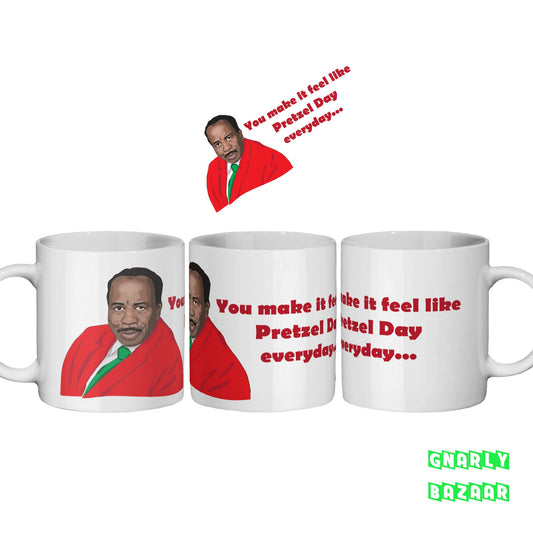The Office Stanley Valentines Gift Love Pretzel Day Mug Funny Gift