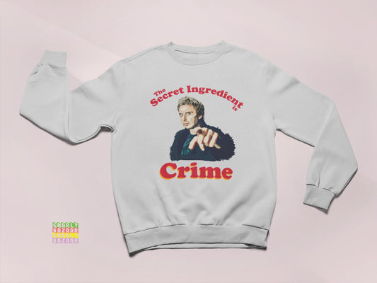 Peep Show Super Hans Crime Quote Funny Sweatshirt Christmas Present Gift