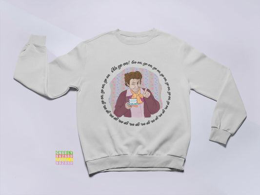 Mrs Doyle Go On Drink Sweatshirt Irish Sitcom 90s Father Ted Funny Christmas Gift