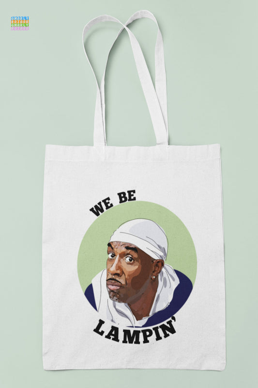 Leon Black Curb Your Enthusiasm Tote Bag We Be Lampin Quote