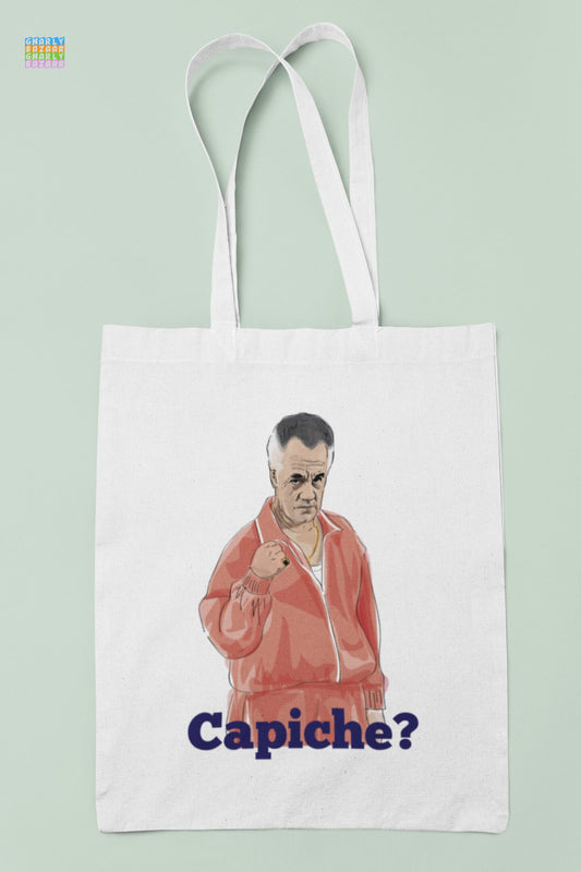 Paulie Sopranos Capiche Tote Bag Art Print Gift
