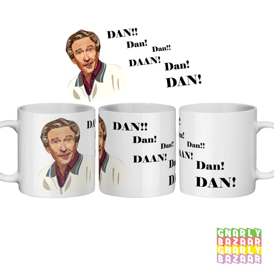 Alan Partridge Mug Dan! Dan! Dan! Quote Gift