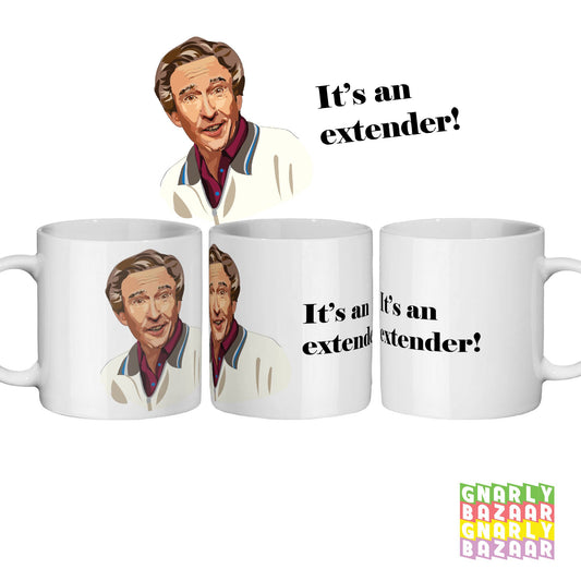 Alan Partridge Mug It's an Extender! Quote Gift