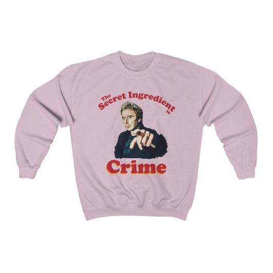 Peep Show Super Hans Crime Lighter Colours Crewneck Sweatshirt