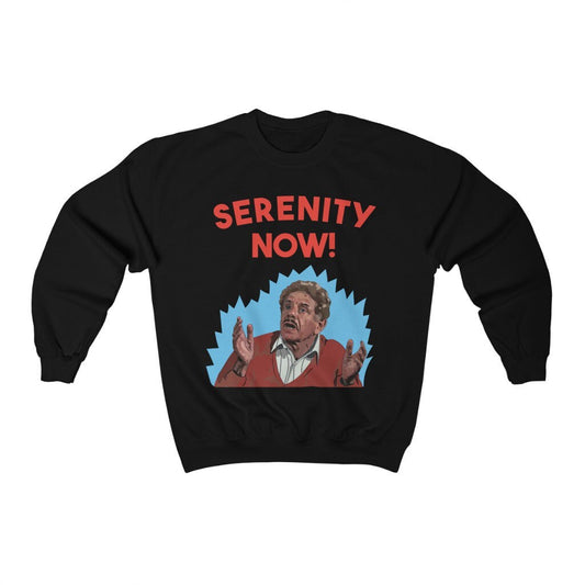 Seinfeld 90s Funny Frank Costanza Serenity Now! Crewneck Seinfeld Sweatshirt