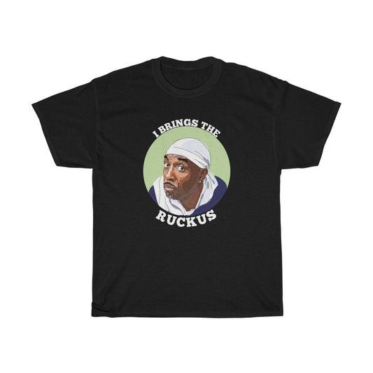 Leon Brings the Ruckus Cotton Tee Curb Your Enthusiasm Larry Funny