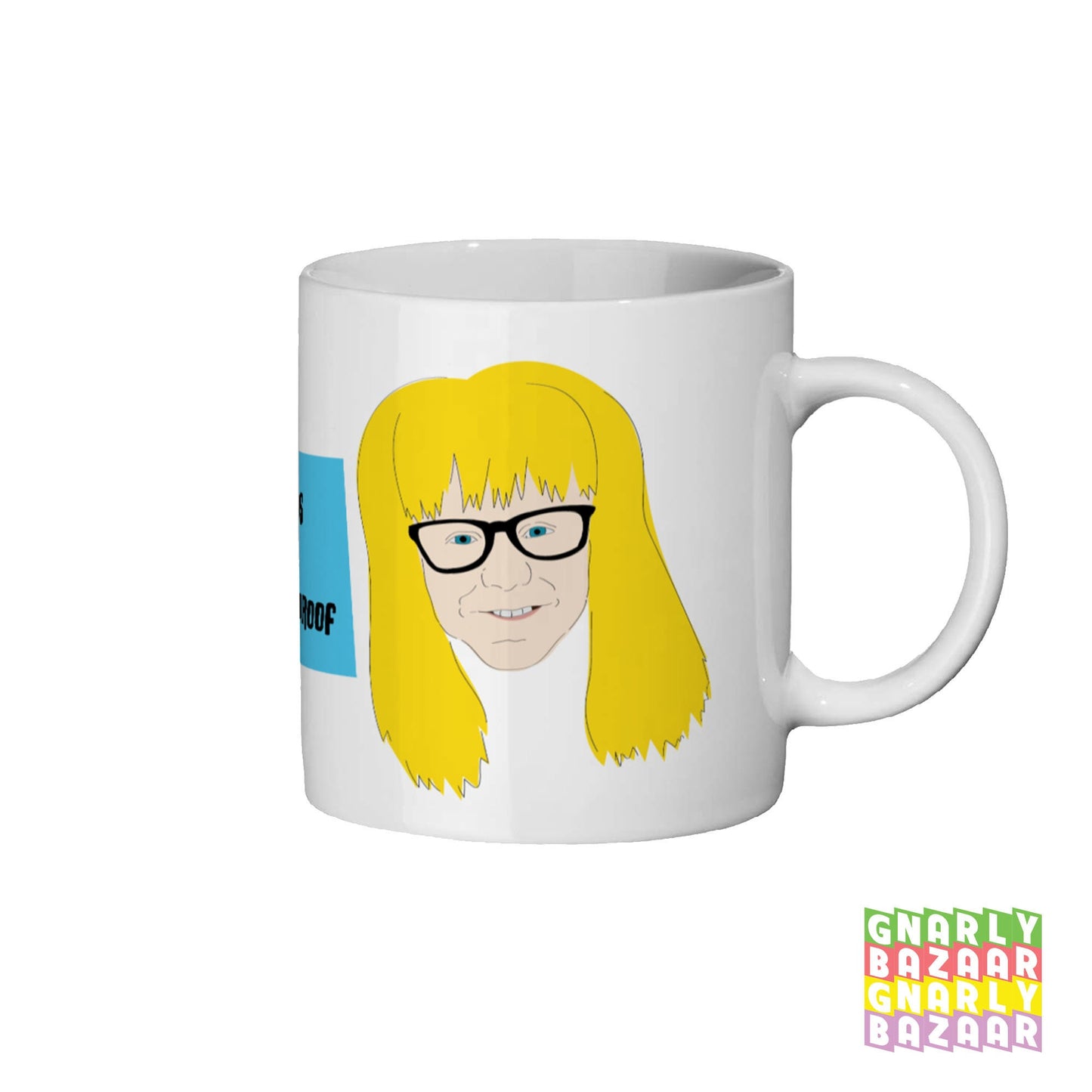 Waynes World He Blows Goats! 90s cult movie Quote Mug Funny Gift Coffee Novelty Present