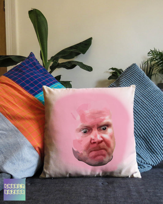 Phil Mitchell Pillow Ham Gammon Face Eastenders Cushion Cover Gift Christmas Funny Novelty Present
