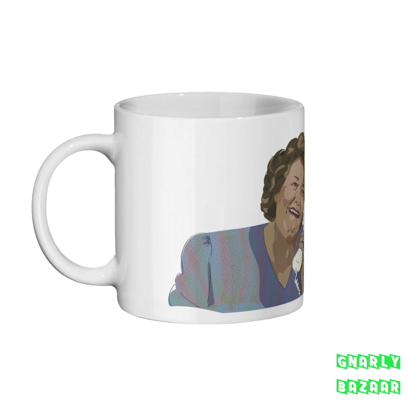 Hyacinth Bucket Bouquet British TV Gold Middle Class Postal Code Drinking  Funny Mug Gift