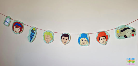 Dumb and Dumber Felt Bunting Garland Funny Party Decoration Room Decor